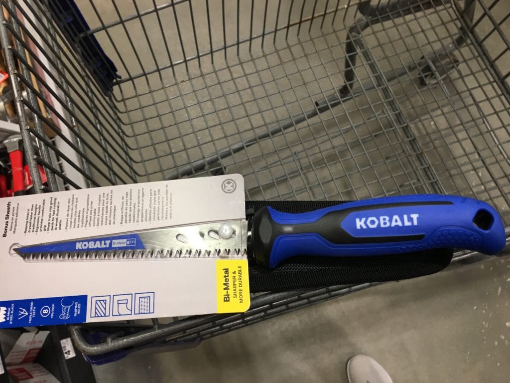 kobalt keyhole saw