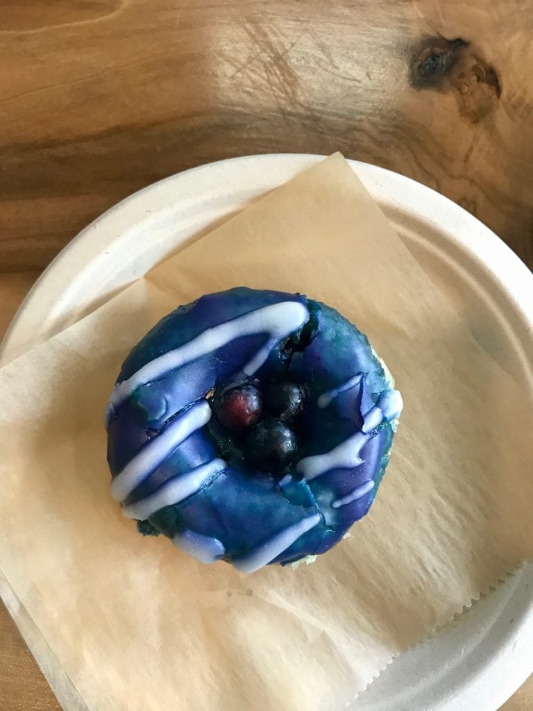 Move That Dough Lemon Blueberry Vegan Donut