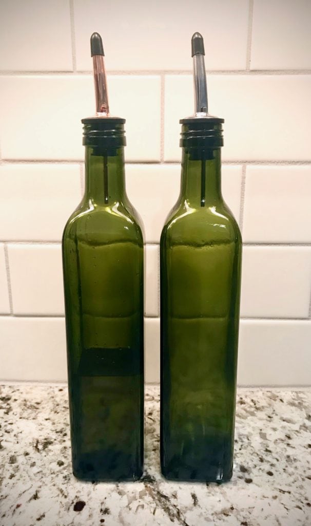 glass oil dispenser bottles for kitchen