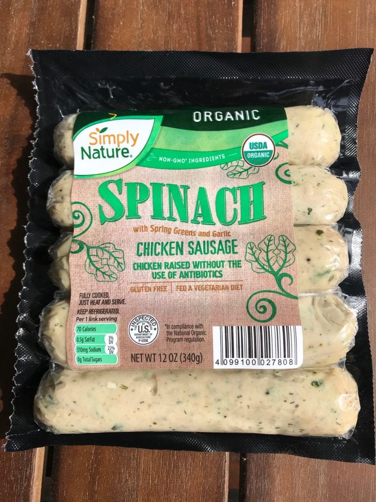 ALDI chicken sausage