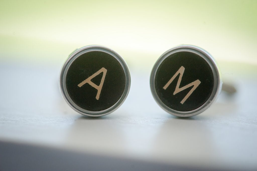 A + M cuff links 