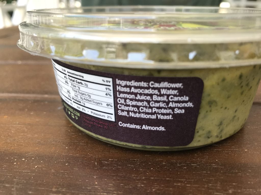 good food dip ingredient list