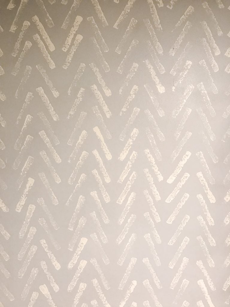 DIY faux wallpaper 