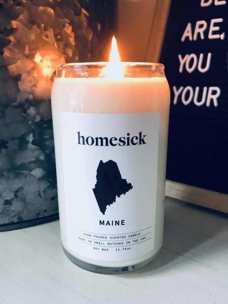Maine homesick candle