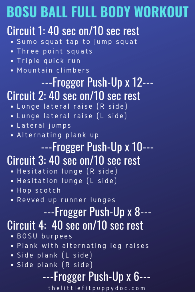 bosu ball full body workout 