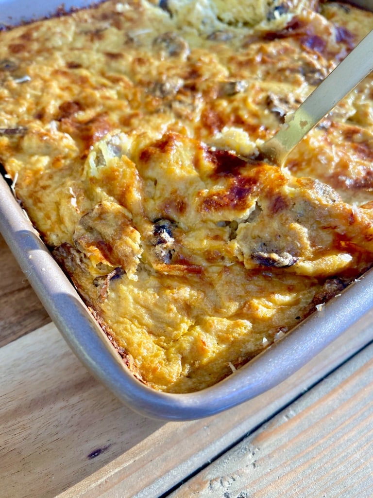 cheesy spaghetti squash casserole