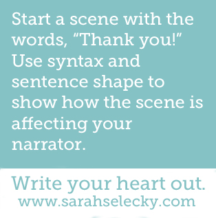 Sarah Selecky writing prompts