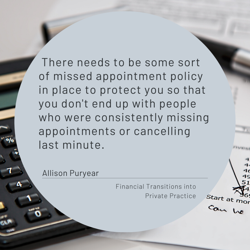 Financial Transitions from Agency to Private Practice