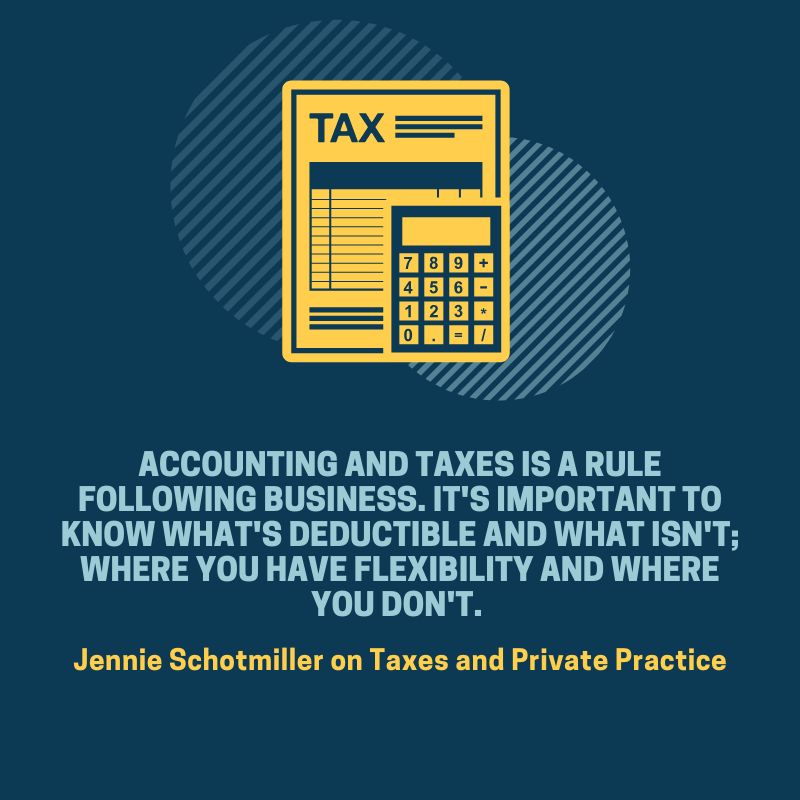Taxes and Private Practice