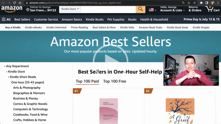 Secret of becoming #1 Bestselling Author on Amazon