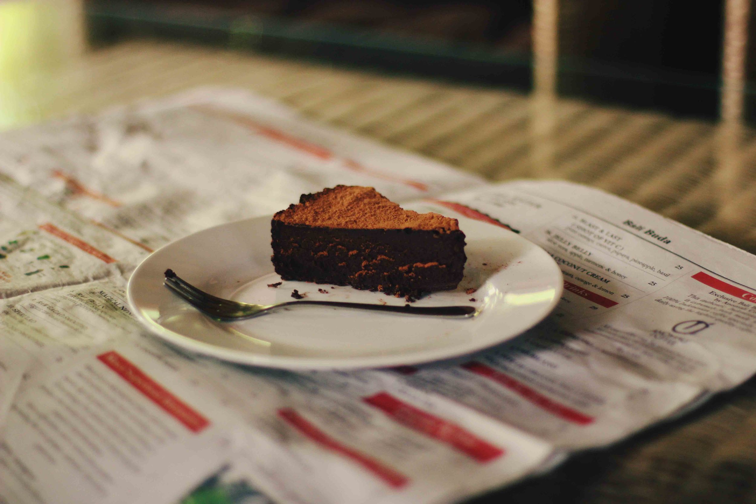 Chocolate Mousse Cake. Photo by Scarlett.