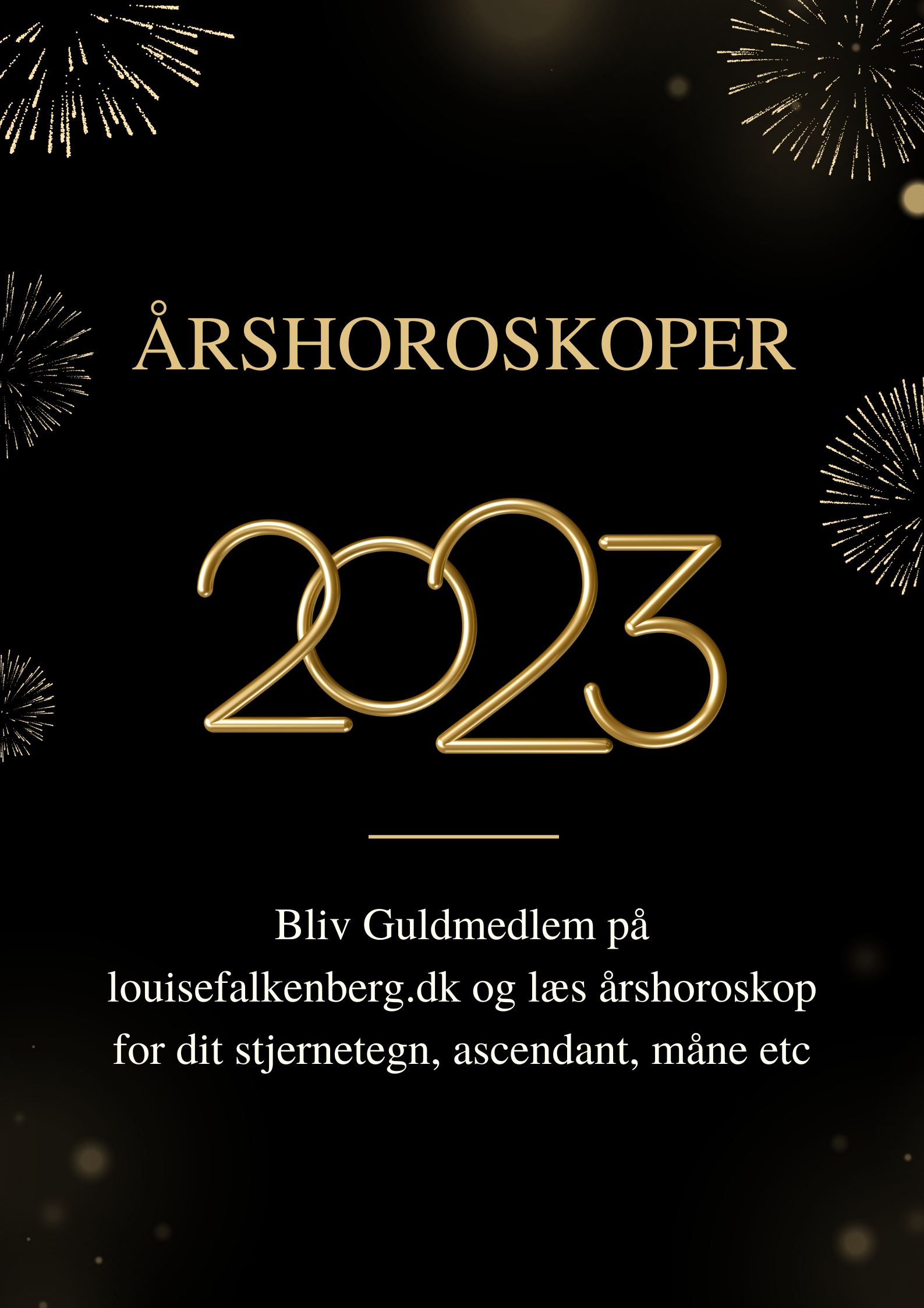 aritmetik hvad som helst længes efter ÅRSHOROSKOPER FOR 2023 ER NU OPPE! - Louise Falkenberg
