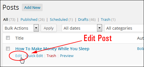 How To Schedule WP Blog Posts For Publishing Later