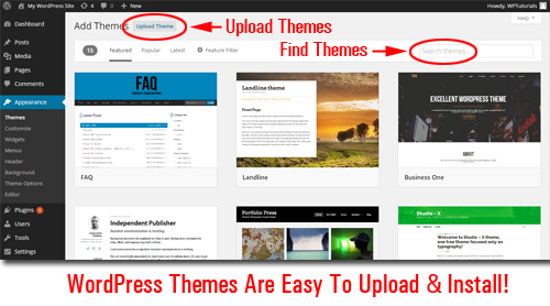 What is a WordPress Theme - How to install & upload
