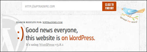 Is It WordPress? - WP Website Checking Tool