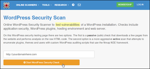 WP Security Scan