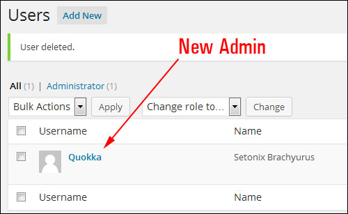 How To Change Your WP Admin User Name To Another User Name