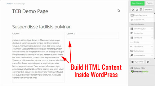 Thrive Content Builder - WordPress Plugin