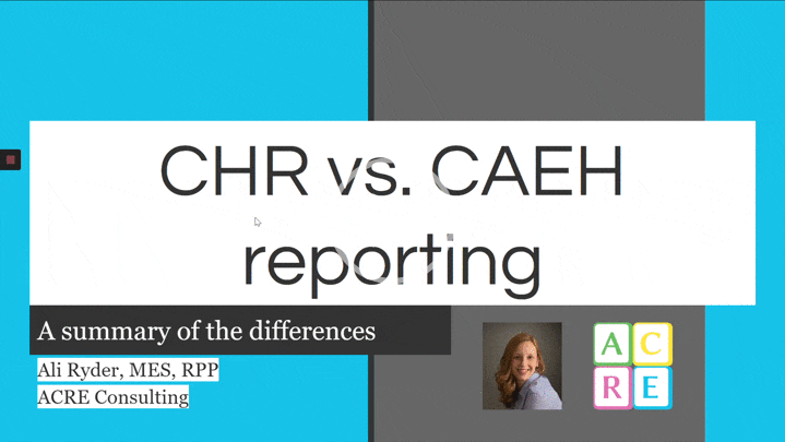 Webinar Chr Vs. Caeh Reporting 2023-04-21