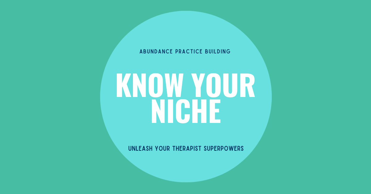 Know Your Niche