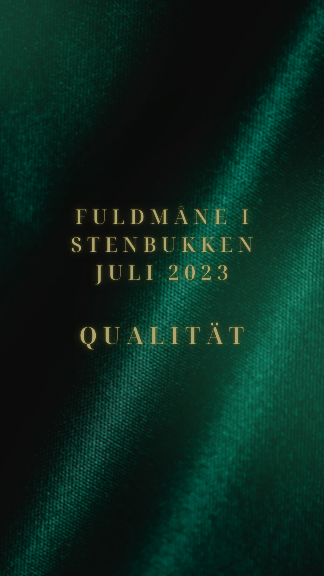 FULDMÅNE I STENBUKKEN DEN 3. JULI 2023. QUALITÄT.