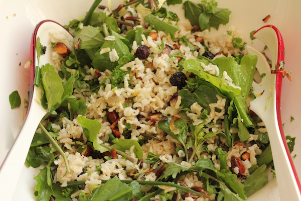 Simply adding fresh herbs can transform leftover rice into something delicious. 