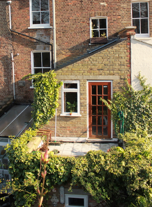 My 6' x 8' balcony in central London - rarely used the first ten years I lived there. 