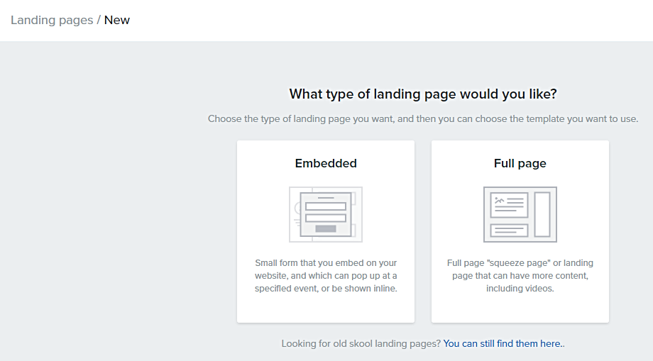 Select_landing_page_type