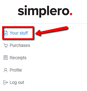 Your_stuff_tab_in_Simplero_Account