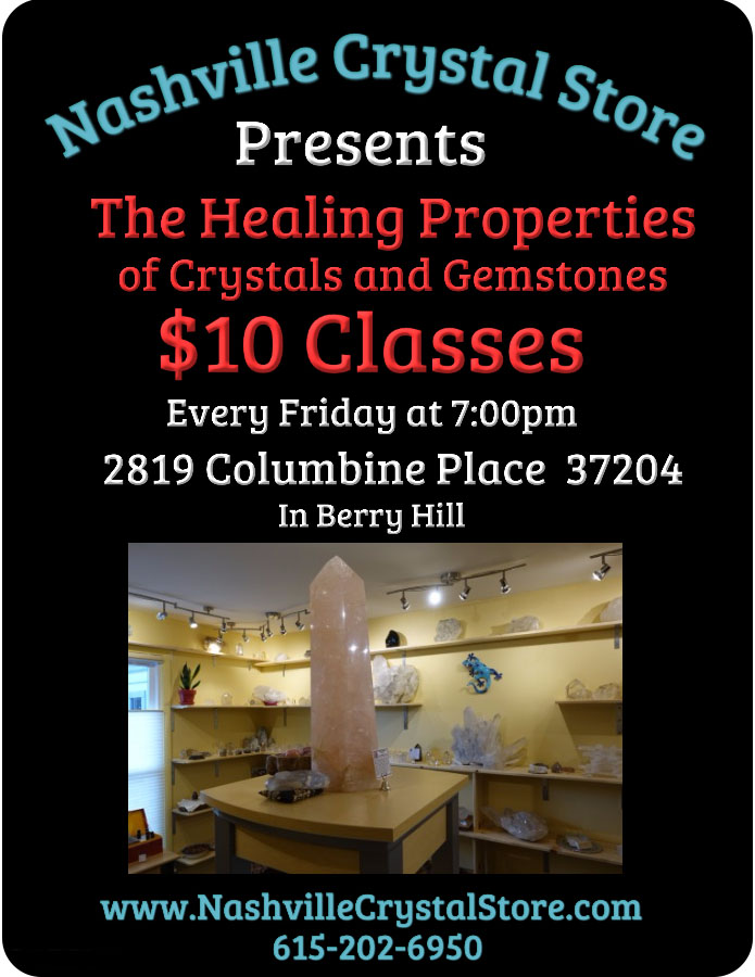 The Healing Properties of Crystals & Gemstones Class