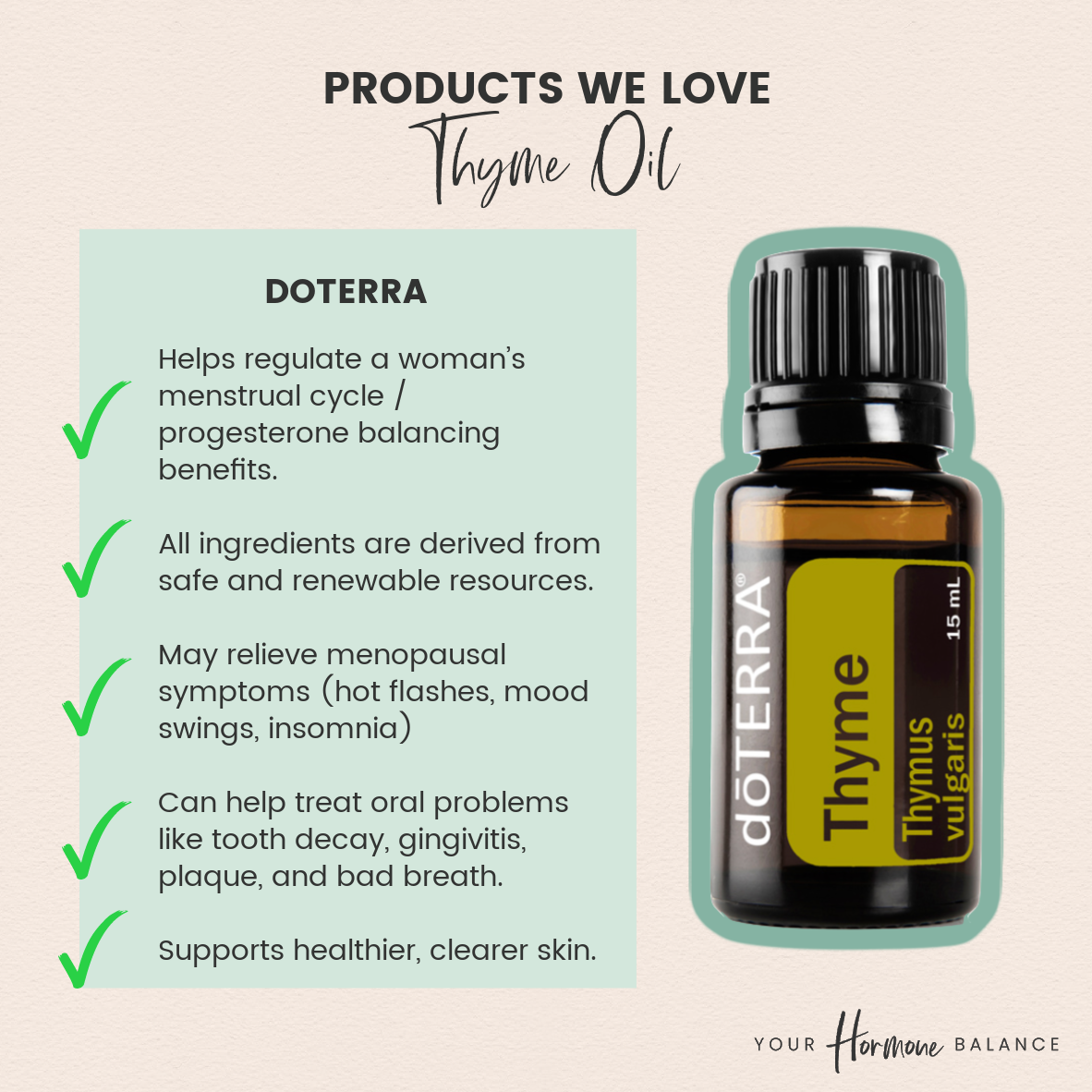 thyme oil for hair growth