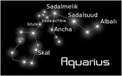 image of the constellation of Aquarius