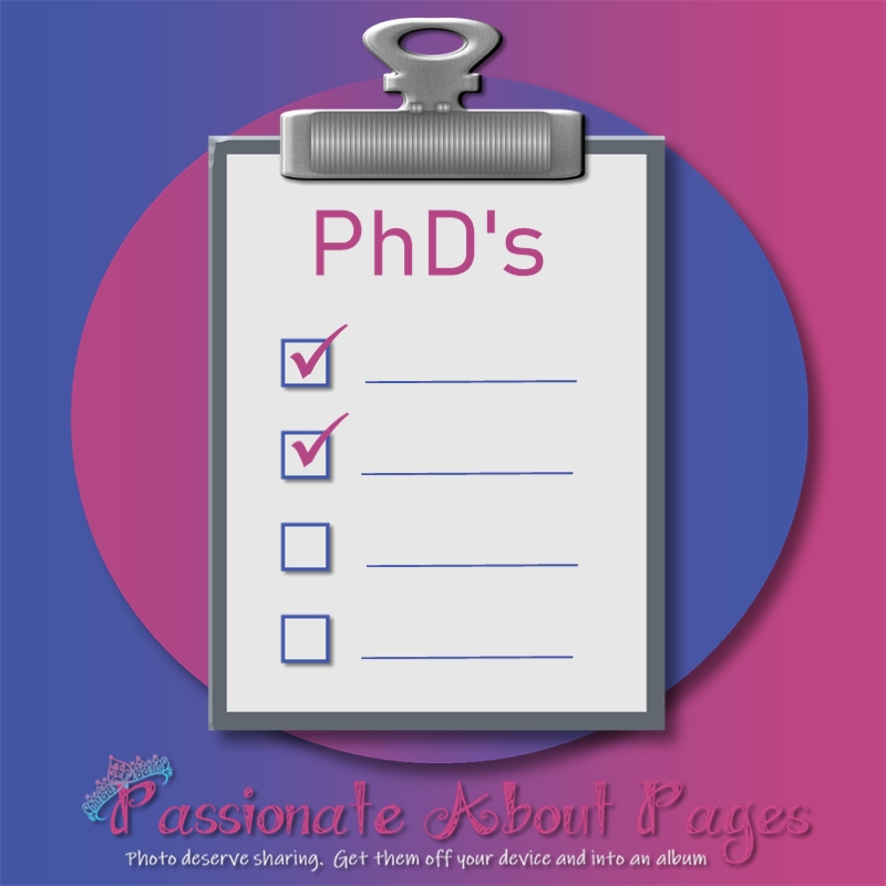 PhD checklist