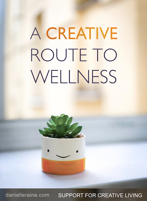 creative route to wellness pin