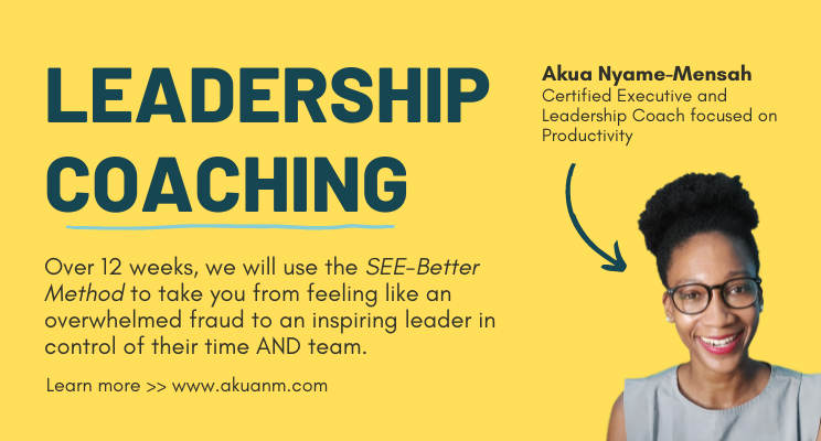 Leadership Coaching With Akua Banner