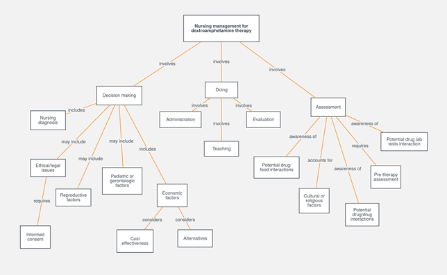 research project concept map