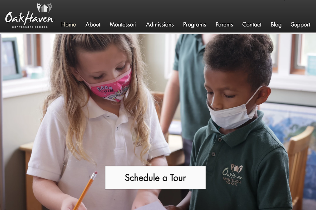 OakHaven Montessori School Website