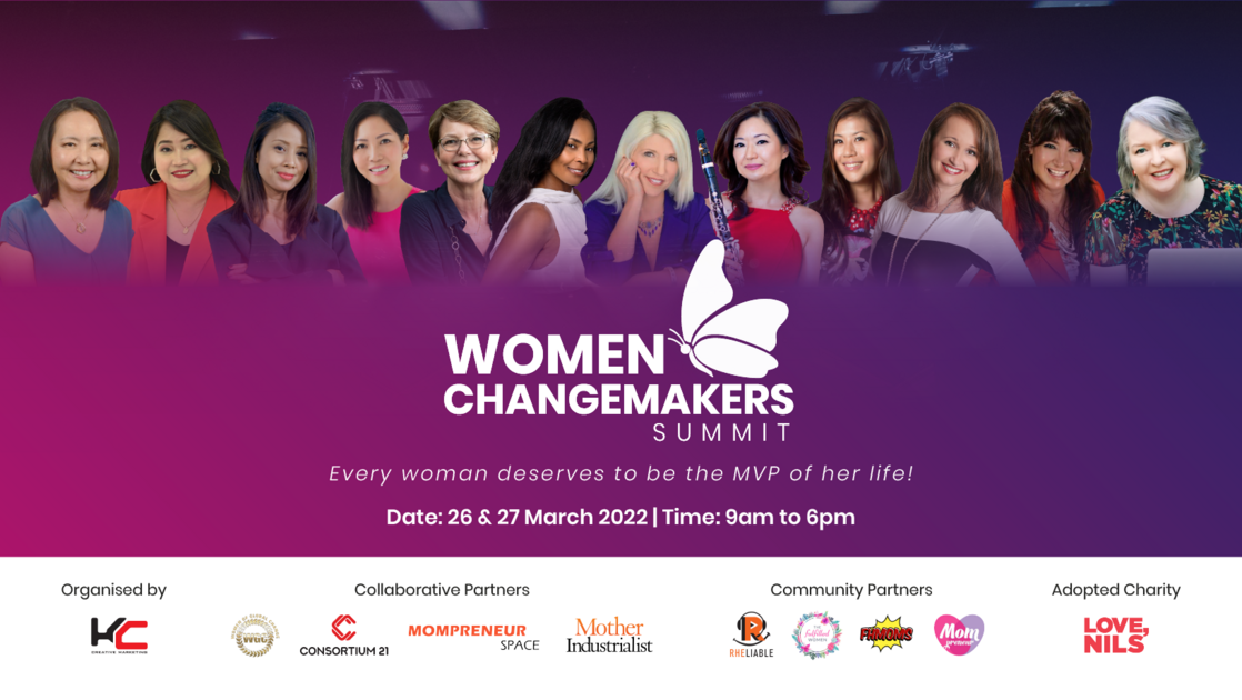 In March 2022, they changed the name from 'Changemakers Virtual Summit' to 'Women Changemakers Summit' and did the 2nd summit featuring 14 international female speakers over the weekend.