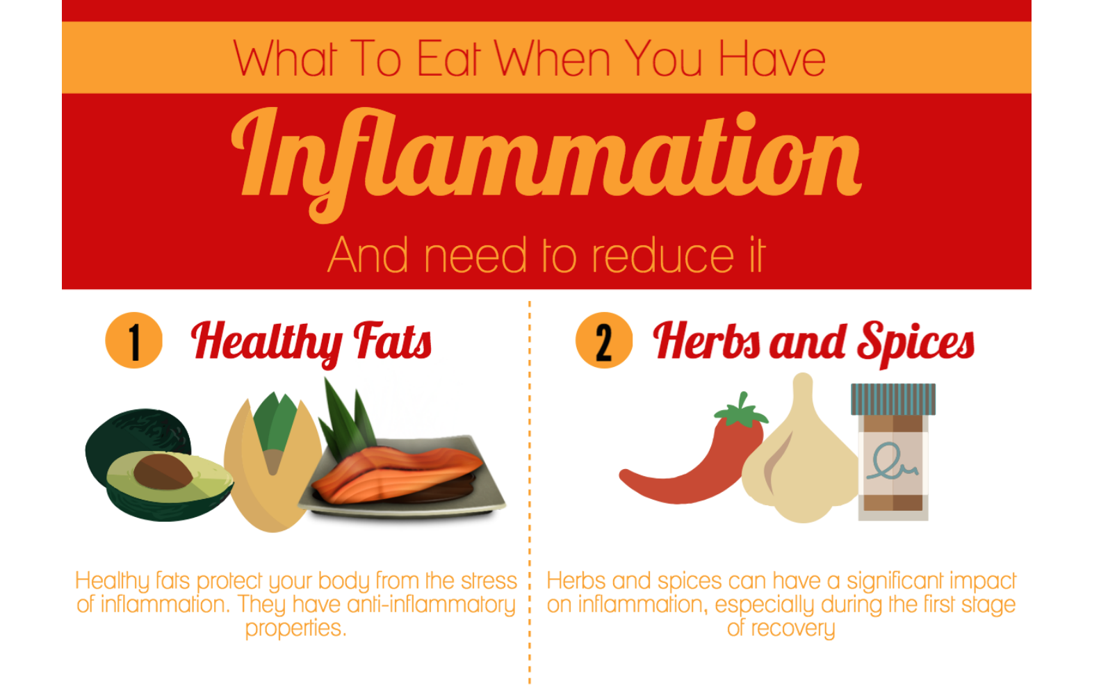 Sports nutrition for reducing inflammation