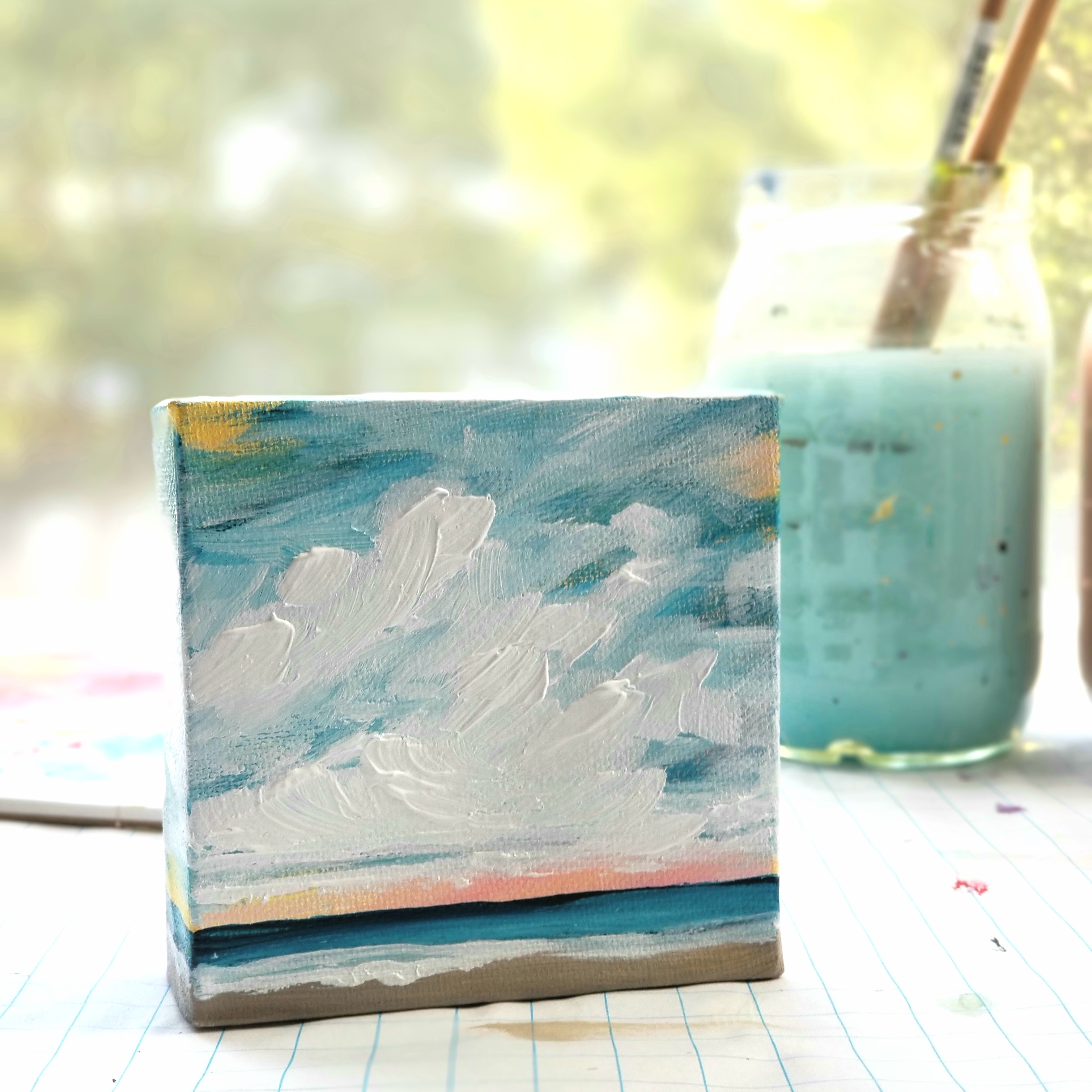 clouds canvas